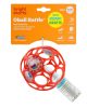 OBALL RATTLE játék 10 cm 0 hó+ orange + AJÁNDÉK Aquaint 50 ml