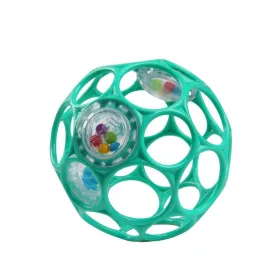 OBALL RATTLE csörgő labda 10 cm dark turquoise 0hó+