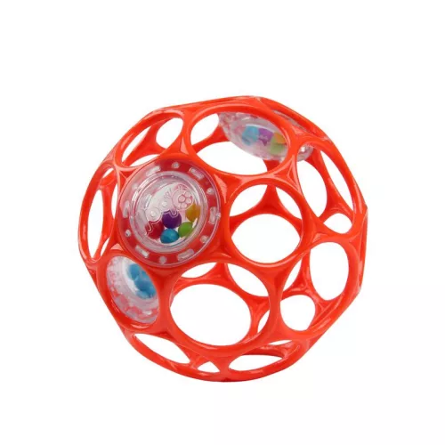 OBALL RATTLE csörgő labda 10 cm narancs 0hó+