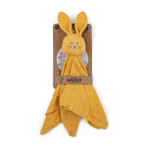 PETITE&MARS Bambusz muszlin szundikendő Hugo Intense Ochre 0hó+