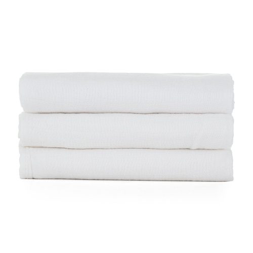 PETITE&MARS Bambusz muszlin 3db-os pelenka szett Moussy Total White, 68 x 68 cm