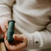 PETITE&MARS Szilikon ujjra húzható fogkefe szett Ochre&Green 2 db 6m+