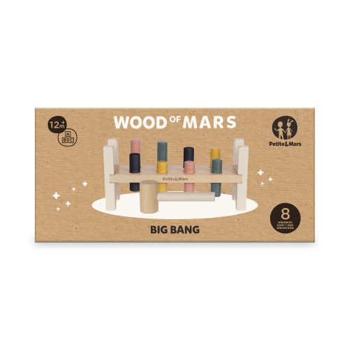 PETITE&MARS Fa játék Big Bang Wood of Mars 12hó+
