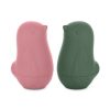 PETITE&MARS Szilikon fürdőjáték Love birds Rose Green 6hó+