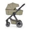 Petite&Mars ICON 4in1 babakocsi Mossy Green LITE AIR + CYBEX Aton B2 i-Size autósülés + Isofix Base One