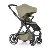 Petite&Mars ICON 4in1 babakocsi Mossy Green LITE AIR + CYBEX Aton B2 i-Size autósülés + Isofix Base One