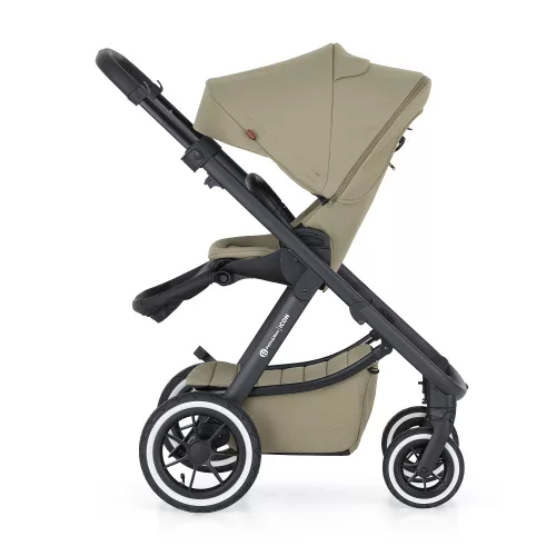 Petite&Mars ICON 4in1 babakocsi Mossy Green LITE AIR + CYBEX Aton B2 i-Size autósülés + Isofix Base One