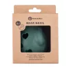 PETITE&MARS Szilikon játék csörgővel Bear Basil - Misty Green 0 hó+