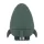 PETITE&MARS Szilikon fürdőjáték kefével Splashy Rocket Misty Green 6m+