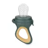 Petite&Mars szilikon gyümölcs etető cumi - Fruzi Green&Ochre 6hó+