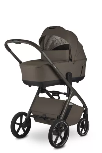 EASYWALKER Kombinált babakocsi Zoey Chestnut Brown + AJÁNDÉK Cybex Aton B2 I-size és Isofix talp