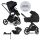EASYWALKER Kombinált babakocsi Zoey Pure Black + AJÁNDÉK Cybex Aton B2 I-size és Isofix talp 