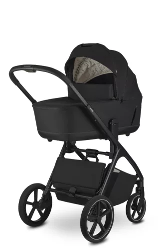 EASYWALKER Kombinált babakocsi Zoey Pure Black + AJÁNDÉK Cybex Aton B2 I-size és Isofix talp 