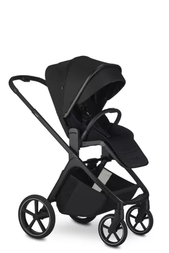 EASYWALKER Kombinált babakocsi Zoey Pure Black + AJÁNDÉK Cybex Aton B2 I-size és Isofix talp 