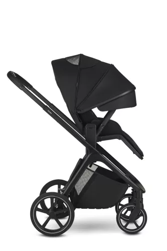 EASYWALKER Kombinált babakocsi Zoey Pure Black + AJÁNDÉK Cybex Aton B2 I-size és Isofix talp 