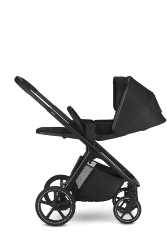 EASYWALKER Kombinált babakocsi Zoey Pure Black + AJÁNDÉK Cybex Aton B2 I-size és Isofix talp 