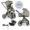 EASYWALKER Kombinált babakocsi Zoey Sage Green + AJÁNDÉK Cybex Aton B2 I-size és Isofix talp