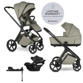   EASYWALKER Kombinált babakocsi Zoey Sage Green + AJÁNDÉK Cybex Aton B2 I-size és Isofix talp