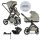 EASYWALKER Kombinált babakocsi Zoey Sage Green + AJÁNDÉK Cybex Aton B2 I-size és Isofix talp