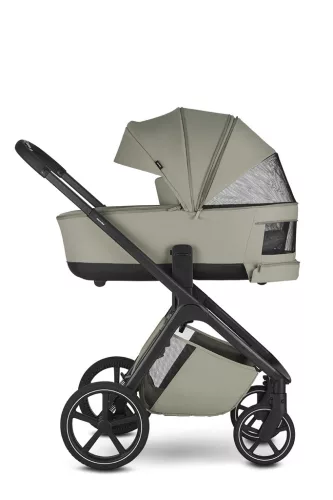 EASYWALKER Kombinált babakocsi Zoey Sage Green + AJÁNDÉK Cybex Aton B2 I-size és Isofix talp