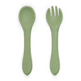   Petite&Mars szilikon evőeszköz szett - Take&Match Sweet Pea 6m+