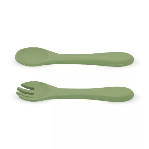 Petite&Mars szilikon evőeszköz szett - Take&Match Sweet Pea 6m+