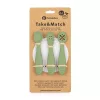 PETITE&MARS Baba szilikon gyakorló kanál szett 3 db Take&Match Sweet Pea 6m+