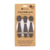 PETITE&MARS Baba szilikon gyakorló kanál szett 3 db Take&Match Bitter Cocoa 6m+