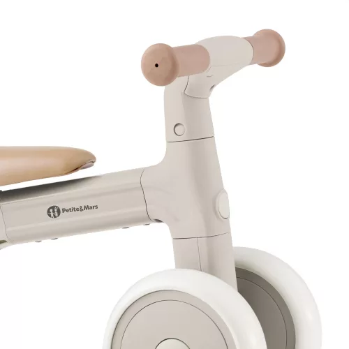 Petite&Mars multifunkciós tricikli 3in1 Bingo - Ivory White