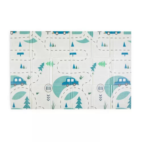 PETITE&MARS babajátszószőnyeg Campy L 130x200 cm - Cars & Arabesca