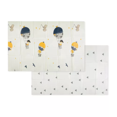 PETITE&MARS babajátszószőnyeg Campy L 130x200 cm - Hegyek & Háromszögek
