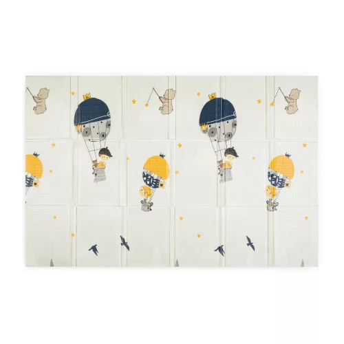 PETITE&MARS babajátszószőnyeg Campy L 130x200 cm - Hegyek & Háromszögek