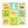 Petite&Mars Nexli összeilleszthető puzzle játszószőnyeg 9 db - Forest Friends