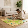 Petite&Mars Nexli összeilleszthető puzzle játszószőnyeg 9 db - Forest Friends
