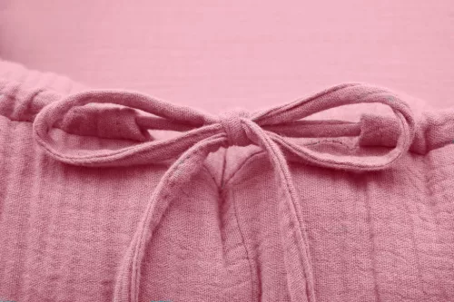 Scamp babafészek - muszlin - Salmon