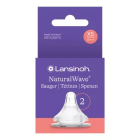 Lansinoh extra lassú etetőcumi XS- 2 db 2 db