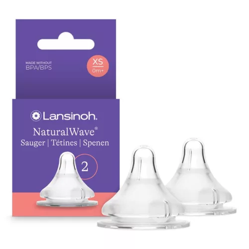 Lansinoh extra lassú etetőcumi XS- 2 db 2 db