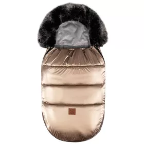 Infantilo NiKiDs FLUFFY Premium bundazsák golden