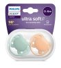 Philips AVENT SCF091/33 Játszócumi Ultrasoft Premium 0-6hó neutral, 2 db