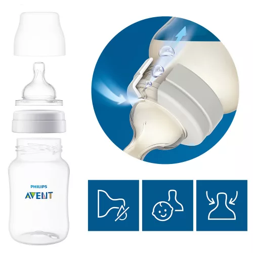 Philips AVENT Etetőcumi Anti-colic gyors átfolyás 6 hó+ 2 db - SCY764/02