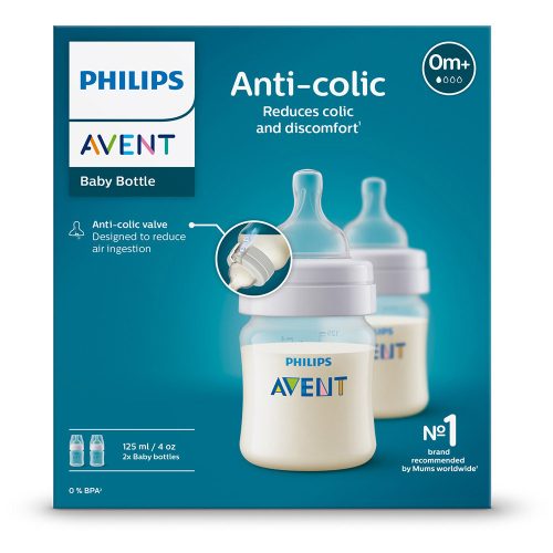 Philips AVENT cumisüveg Anti-colic 125 ml 0 hó 2 db-os