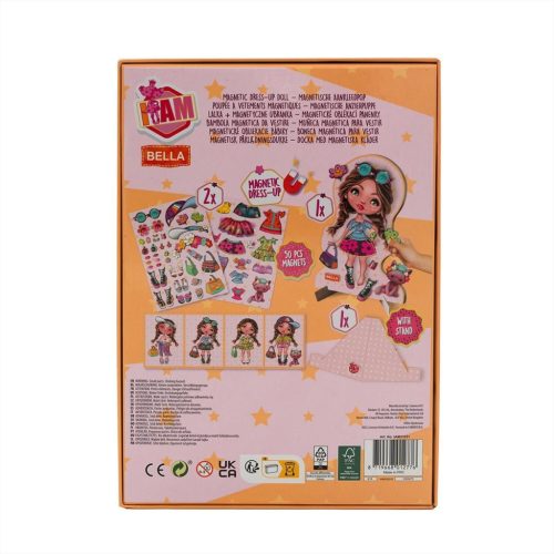 Canenco I am Mágneses öltőztethető baba - Bella