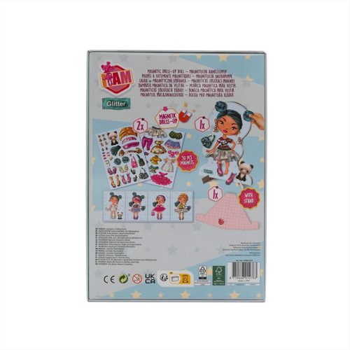 Canenco I am Mágneses öltőztethető baba - Glitter