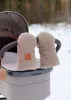 NiKiDs Infantilo babakocsi kesztyű - chocolate