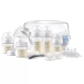   Philips AVENT SCD430/50 Natural Response szoptatós készlet kézi mellszívóval és MW sterilizátorral