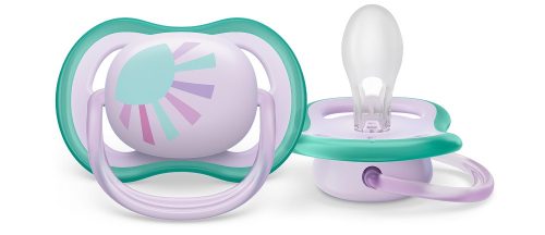 Philips AVENT játszócumi Ultra air 0-6 hó -  napocskás - 1 db - SCF086/03