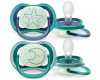 Philips AVENT játszócumi Ultra Air éjszakai 6-18 hó fiús 2db
