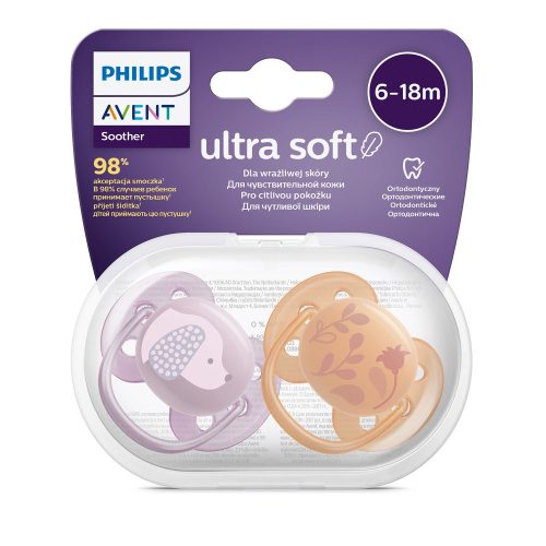 Philips AVENT játszócumi Ultrasoft Premium állatos 6-18 m+