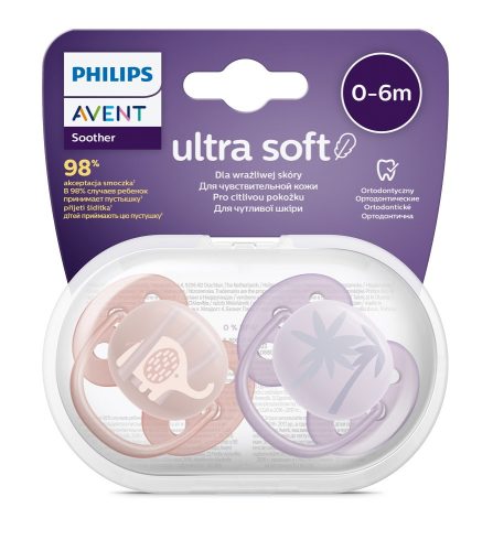 Philips AVENT SCF091/09 Játszócumi Ultrasoft Premium Állat 0-6 m+