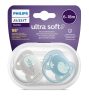 Philips AVENT SCF091/15 Játszócumi Ultrasoft Premium Állat 6-18 hó fiús, 2 db